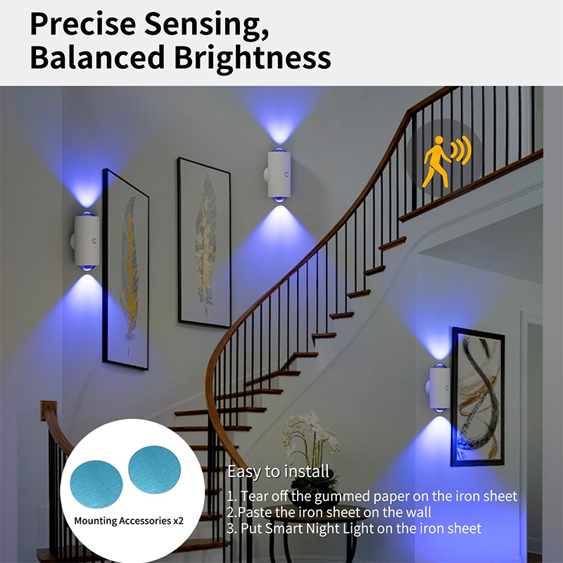 Auto-Sensing Color Changing Night Light
