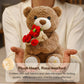 📢📢50%  OFF !! ⏰Animal Bear Gift with Rose Flower Bouquet