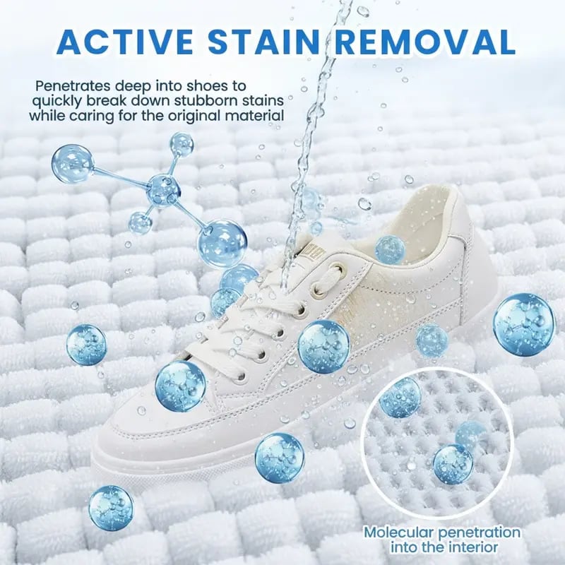 💥LAST DAY SALE 50% OFF⏰Buy 2 get 1 free✨❤️Multipurpose No-Wash White Shoe Cleaner Cream