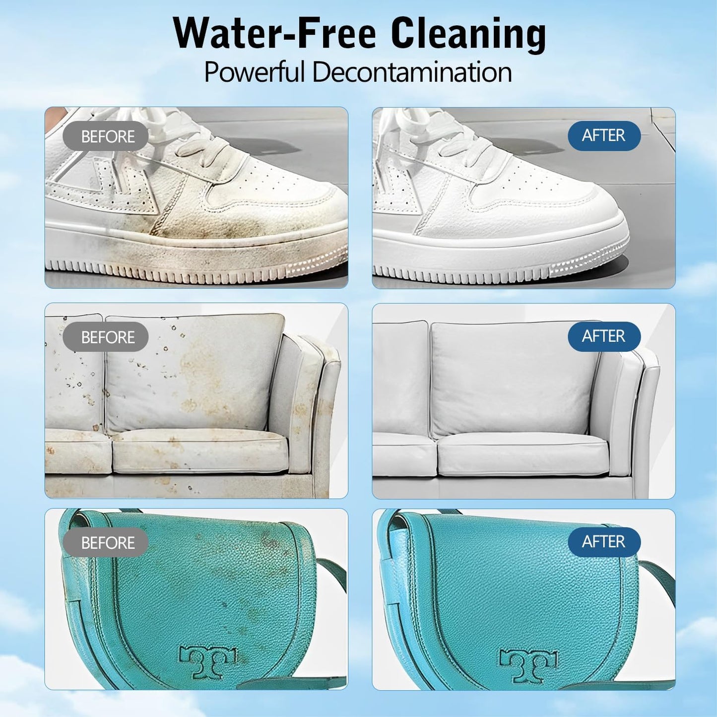 💥LAST DAY SALE 50% OFF⏰Buy 2 get 1 free✨❤️Multipurpose No-Wash White Shoe Cleaner Cream