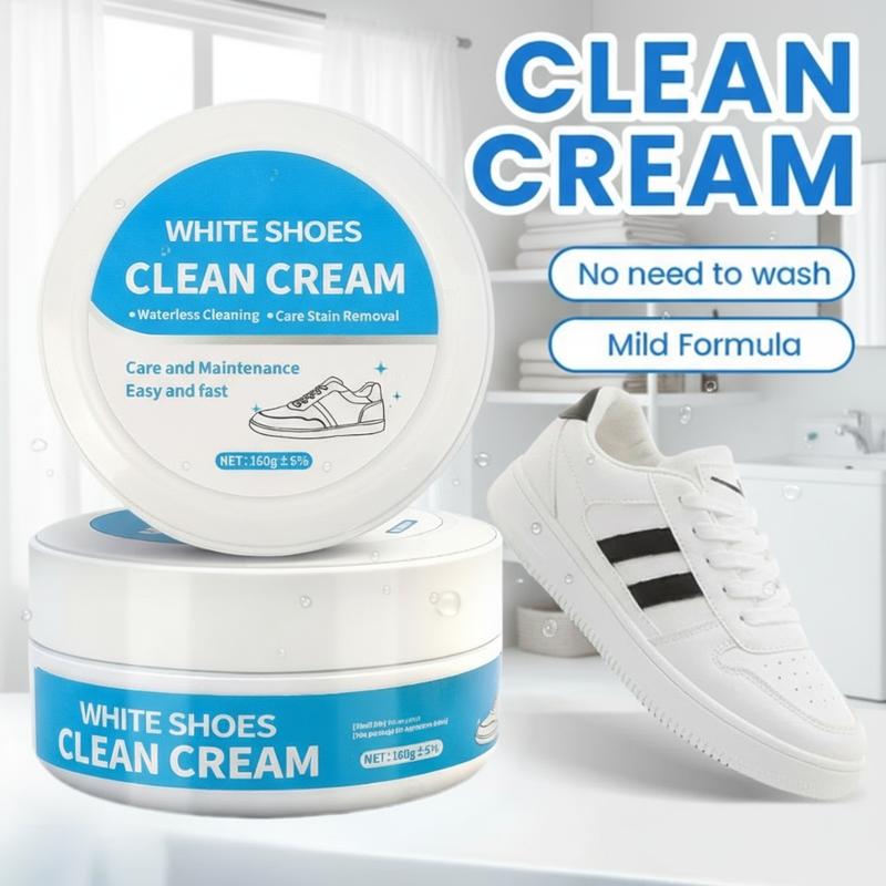 💥LAST DAY SALE 50% OFF⏰Buy 2 get 1 free✨❤️Multipurpose No-Wash White Shoe Cleaner Cream