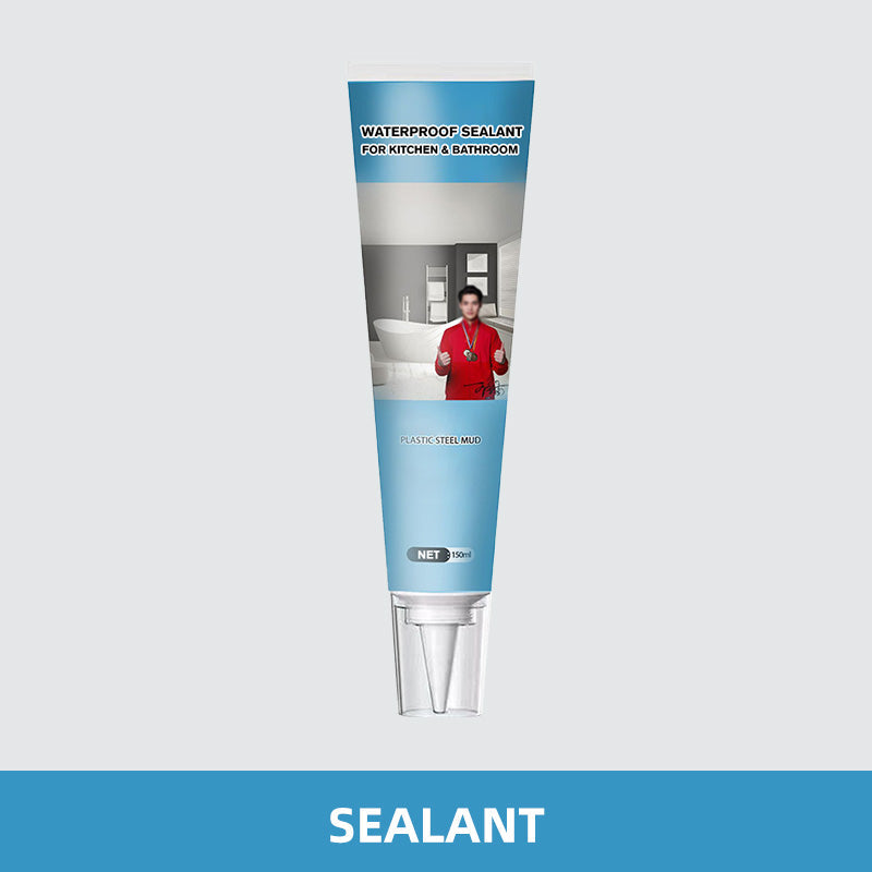 🚿50% OFF NOW! 150ml Waterproof Sealant for Kitchen & Bathroom, Plastic‑Steel Mud Anti‑Mold Gap Filler, Mildew‑Resistant Sealing Paste for Sink, Bathtub & Tile Joints