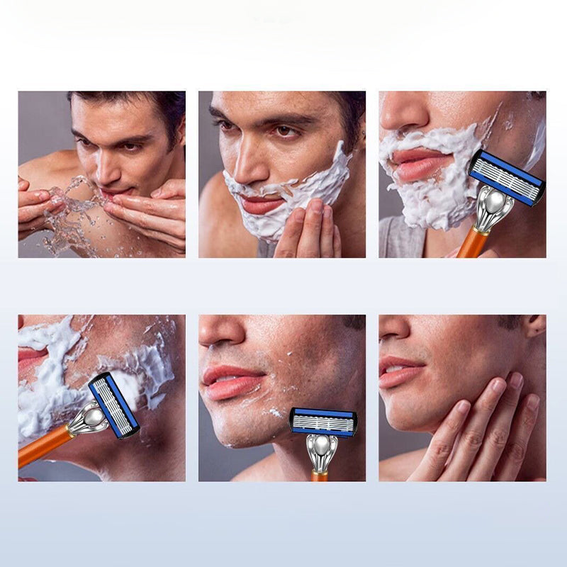 🎉🧔‍♂️Essential Men’s Grooming Products for 2026🪒High-Performance Razor Blade Refills Set