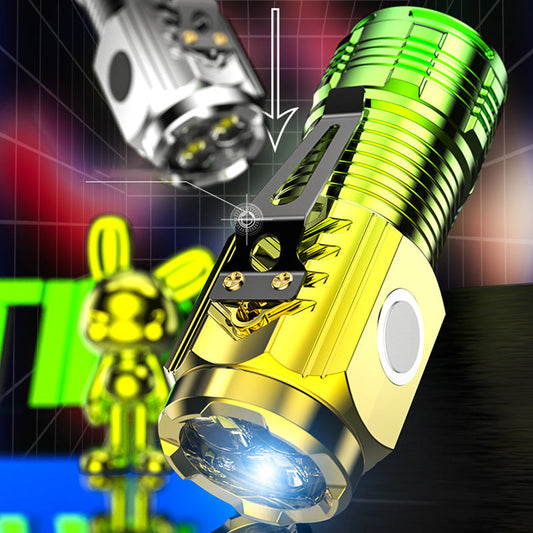 Portable Rechargeable Multifunction Flashlight