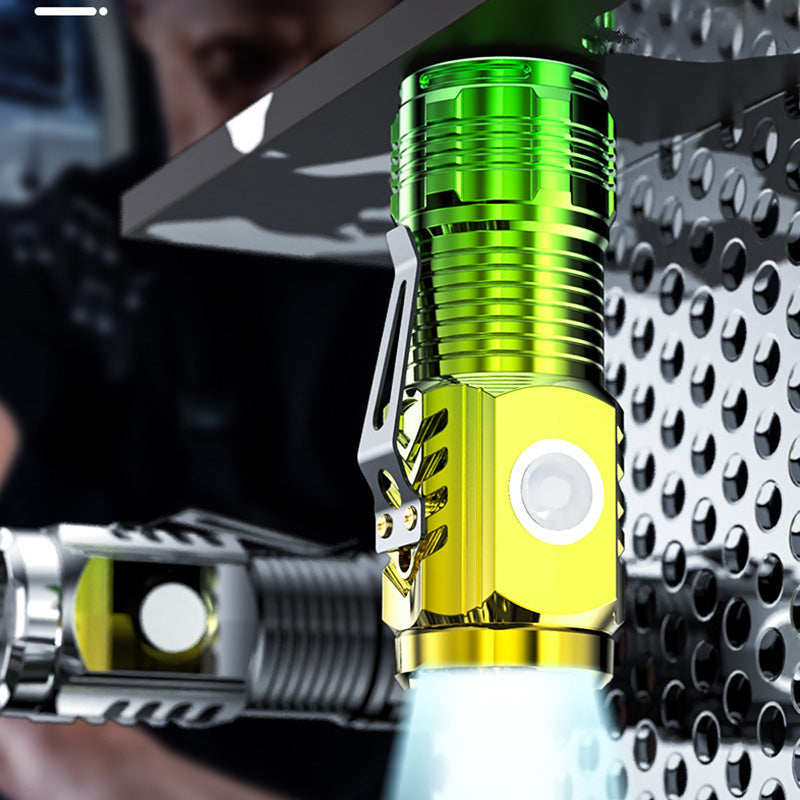 Portable Rechargeable Multifunction Flashlight