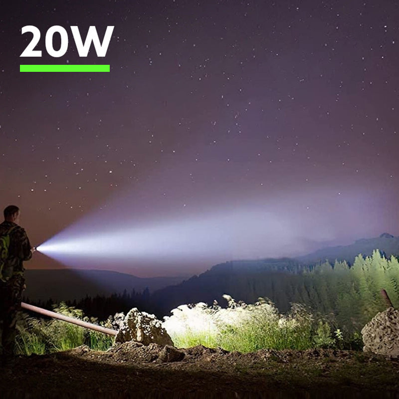Portable Rechargeable Multifunction Flashlight