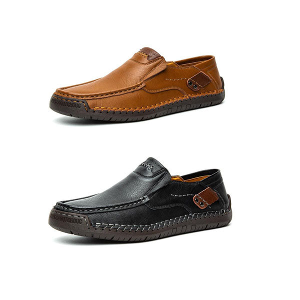 💎47% OFF! 💎 Classic Men’s Slip-On Leather Shoes – Premium Calfskin, All-Day Comfort & Effortless Style