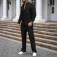 👖Men‘s Casual Waffle 2-Piece Set – Comfortable Fabric, Modern Fit & Versatile Style