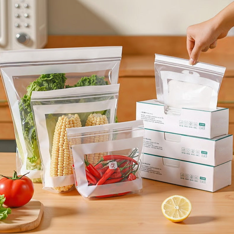 🔐 Members-Only Style Deal 💎Transparent Food-Grade Reinforced Double-Seal Bags