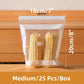 🔐 Members-Only Style Deal 💎Transparent Food-Grade Reinforced Double-Seal Bags