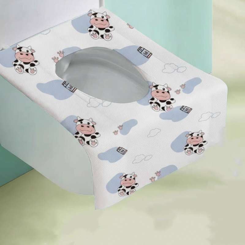 📢📢50% OFF !! ⏰Almost Gone-💥Disposable Waterproof Toilet Seat Covers Pack – Hygienic, Comfortable & Perfect for Travel & Public Restrooms 🧳