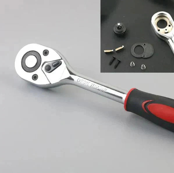 46-Piece Socket Wrench And Bit Set