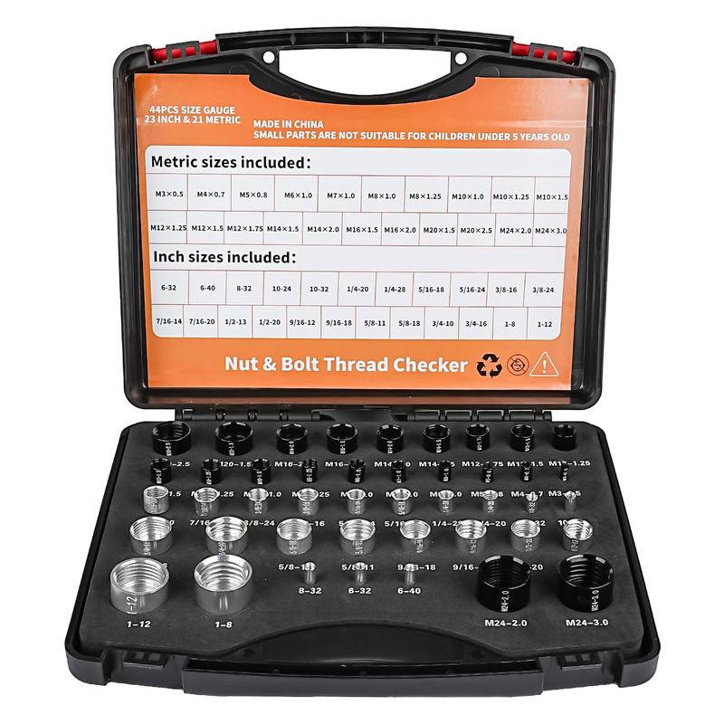 📢📢60%  OFF !! ⏰Nut & Bolt Thread Checker Kit for Inspection of Fixed Bolts or Threaded Holes