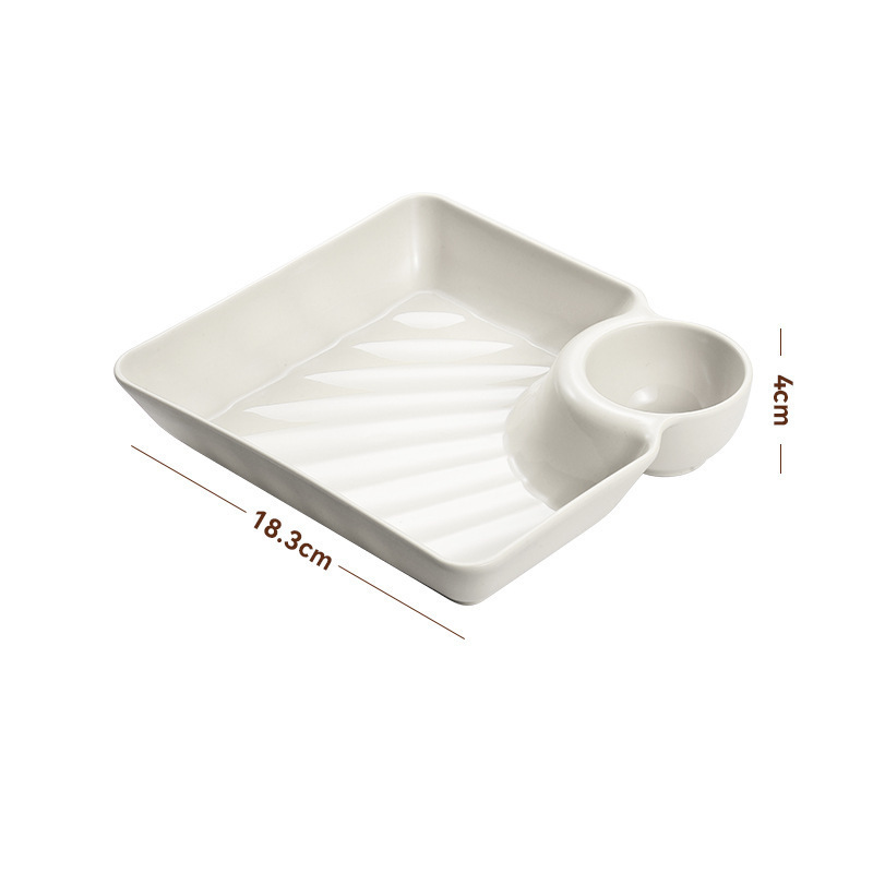 🥳HOT SALE🥳💞50K+ SOLD! Dip Plate – From £4.99! 2-in-1 design, food-grade & non-slip. Fresh, tidy meals – grab yours! ✅