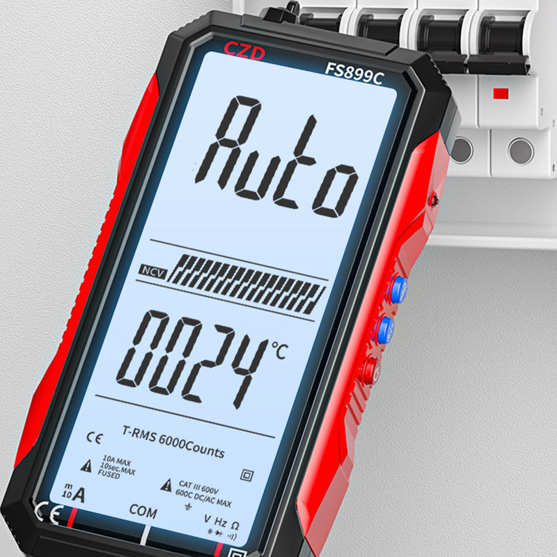 📢2026 Hot Sale 50% off⏰USB Rechargeable Digital Multimeter – True RMS, Auto-Ranging & Backlit LCD Display, CAT III 1000V 🛡️