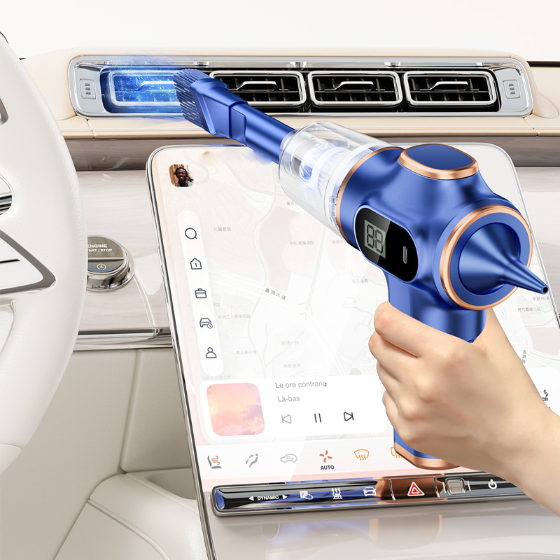 ✨ 4 in 1 High Power Cordless Car Vacuum Cleaner – Strong Suction, Long Battery Life & Versatile Attachments 🍃
