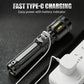 💎 50% OFF! 💎 Multifunctional Zoom LED Flashlight with Power Display – 500m Range, USB-C & 4 Lighting Modes