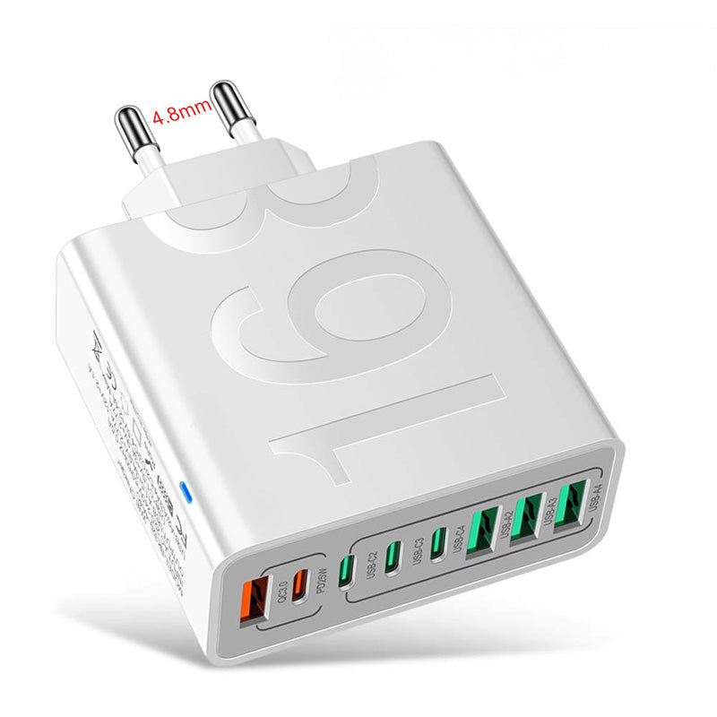💎 50% OFF! 💎 Multi-Port 150W Fast Charging Hub – 8 USB Ports, Smart Chip Protection & Universal Plug Options – One Hub, All Your Devices ⚡🔌✨