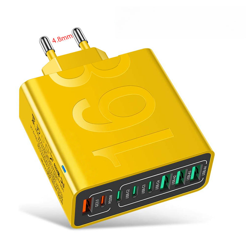 💎 50% OFF! 💎 Multi-Port 150W Fast Charging Hub – 8 USB Ports, Smart Chip Protection & Universal Plug Options – One Hub, All Your Devices ⚡🔌✨