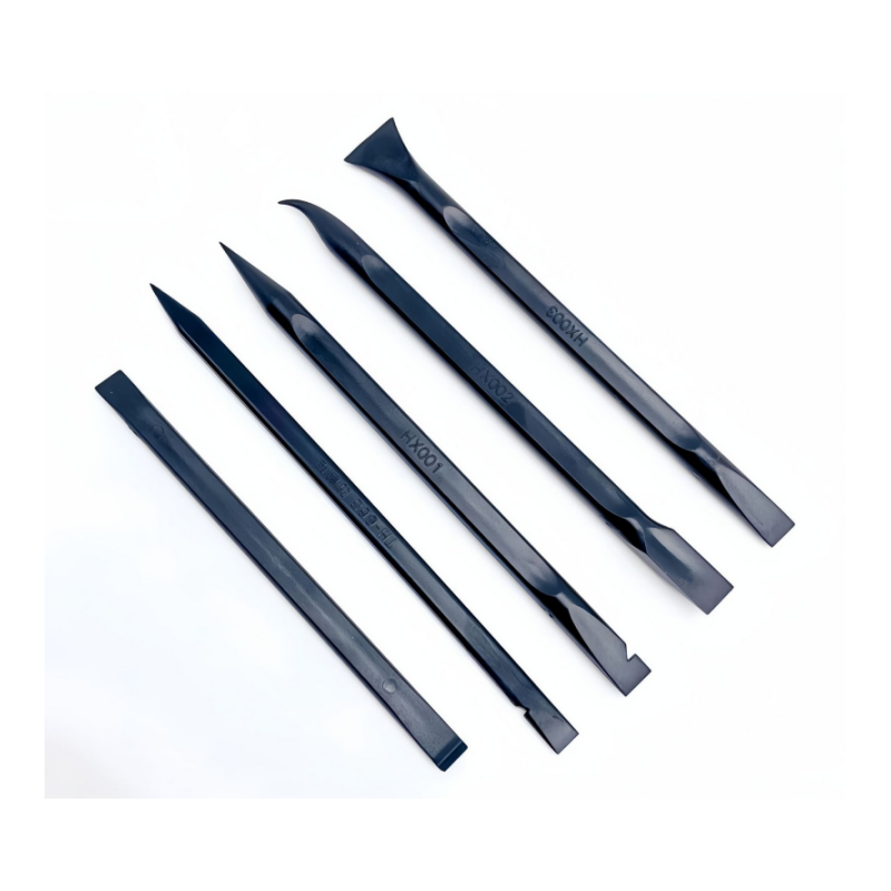 VIKING Car Detailing Pick Set for Car Detailing Kit, Safe Automotive Tool Set for Cleaning, Plastic Picks with 6 Cleaning Heads, Interior and Exterior Use, 6 Pack, Grey