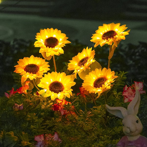 🌻 Realistic & Weatherproof | 2026 Hot Sale Solar Sunflower | IP65 Outdoor Decor ✨