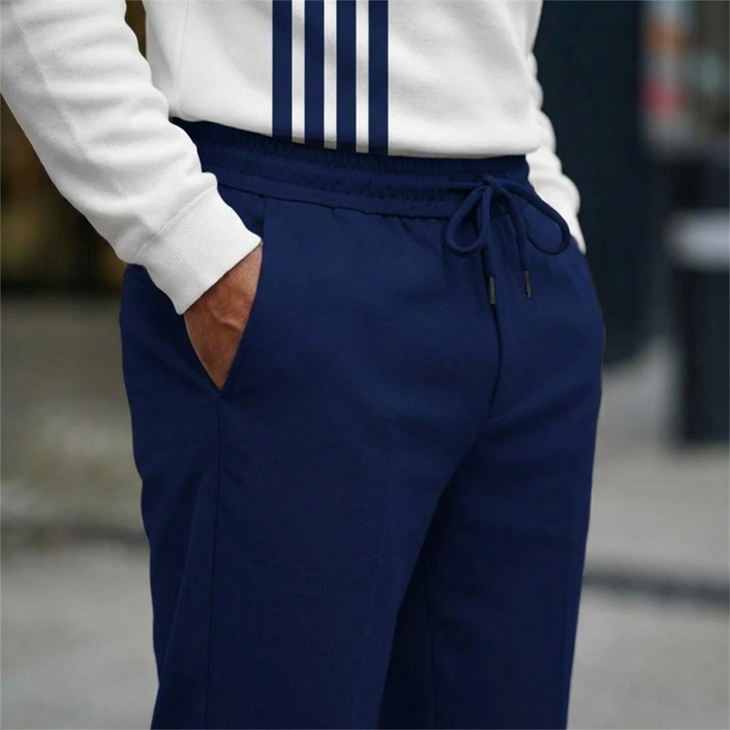 👕 50% OFF NOW! 🔥 Men's Graphic Print Pullover & Pants Set – Street Style, Comfort Fit & Casual Look 👖