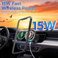 RGB Magnetic Wireless Car Charger Mount
