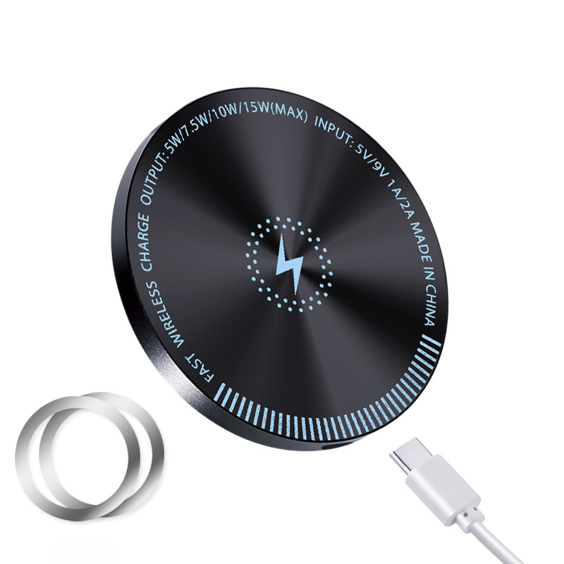 RGB Magnetic Wireless Car Charger Mount