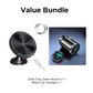 RGB Magnetic Wireless Car Charger Mount