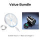 RGB Magnetic Wireless Car Charger Mount