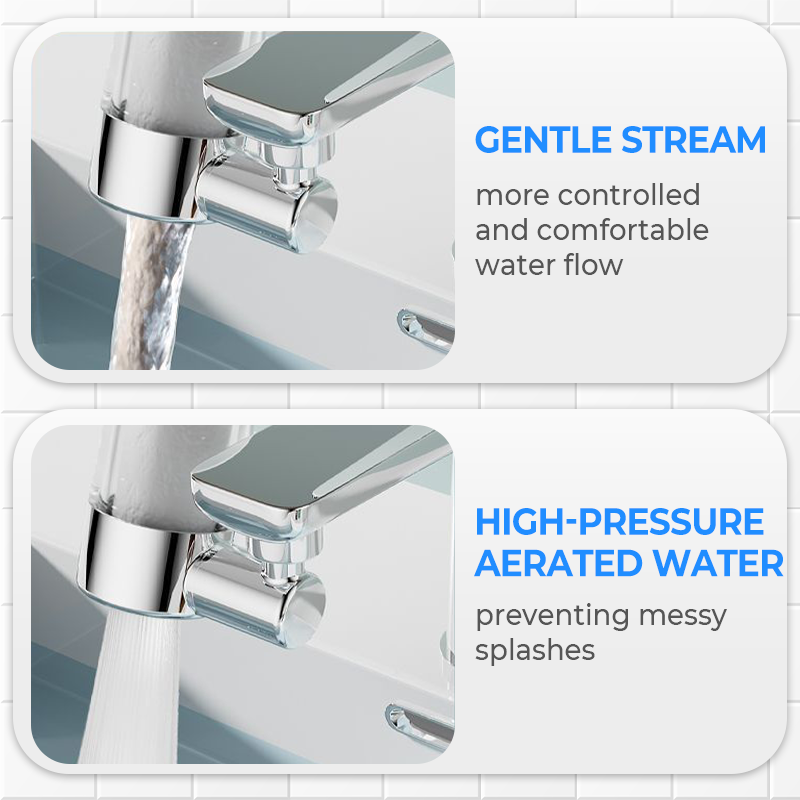 ⏰ Now only 50% off!🔥 NEW! 720° Swivel Faucet Filter Nozzle Set: Clean water and perfect spray in one! 💦✨