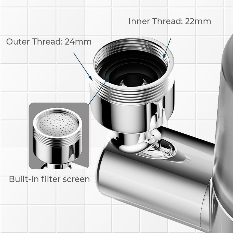 ⏰ Now only 50% off!🔥 NEW! 720° Swivel Faucet Filter Nozzle Set: Clean water and perfect spray in one! 💦✨