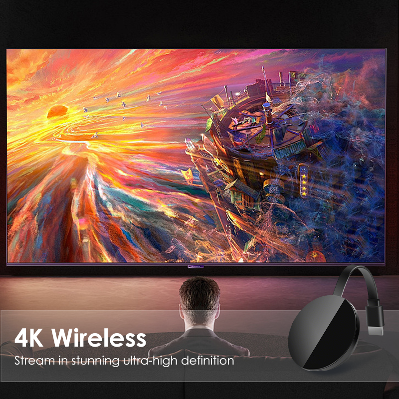 💎 50% OFF! 💎 4K Wireless HDMI Display Dongle – Dual-Band Wi-Fi, Plug-and-Play & Universal Screen Mirroring for iOS/Android/Mac/PC 📺✨