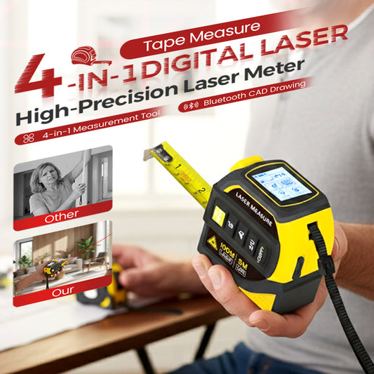📢📢50% OFF!!⏰4-in-1 Digital Laser Tape Measure