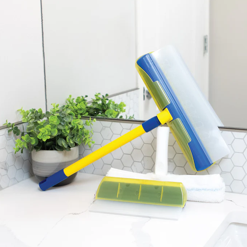🔥Hot Sale 50%OFF🏆Scratch-Free & Streak-Free Squeegee 5-Piece Set for Glass Cleaning