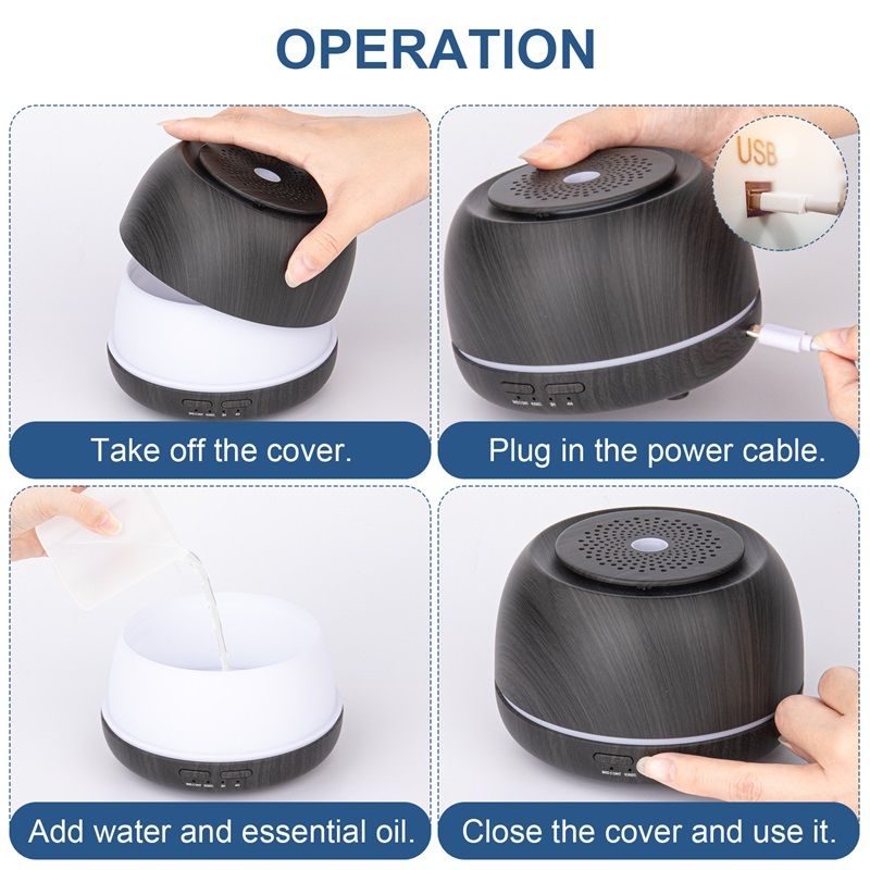Essential Oil Diffuser Humidifier with Remote Control