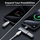 2-in-1 Type-C OTG Adapter with PD Charging Port