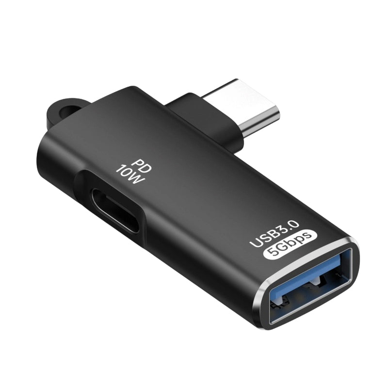 2-in-1 Type-C OTG Adapter with PD Charging Port
