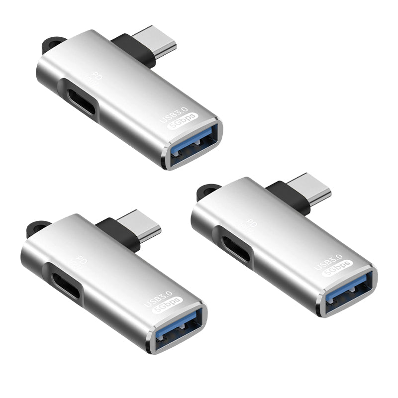 2-in-1 Type-C OTG Adapter with PD Charging Port