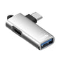 2-in-1 Type-C OTG Adapter with PD Charging Port