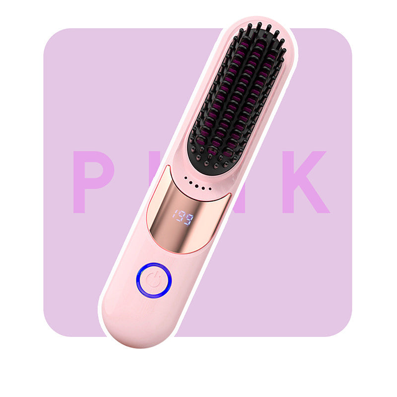 🥳2026 HOT SALE🥳💞50K+ SOLD!👵✨ 50% OFF! 3-Temp Ionic Straightening Comb – Anti-scald design, gentle on hair. Adds shine, reduces frizz. Perfect for safe daily styling. 🌸🛡️