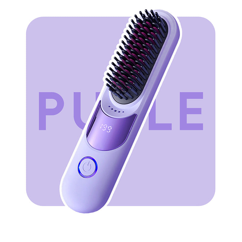 🥳2026 HOT SALE🥳💞50K+ SOLD!👵✨ 50% OFF! 3-Temp Ionic Straightening Comb – Anti-scald design, gentle on hair. Adds shine, reduces frizz. Perfect for safe daily styling. 🌸🛡️