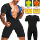 🧖‍♂️ 50% OFF NOW! 🔥 Men's Full Body Sauna Jumpsuit – Weight Loss Support, Sweat-Boosting & Perfect for Workout 💪