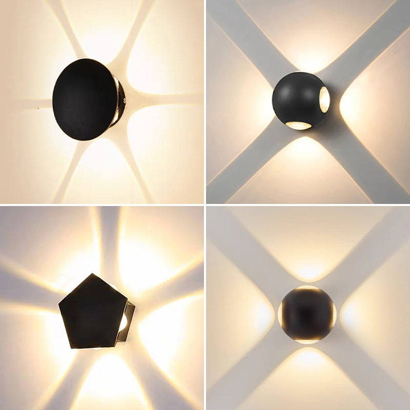 🔥Limited-time offer-Modern LED Wall Sconce with Geometric Light Effect✨
