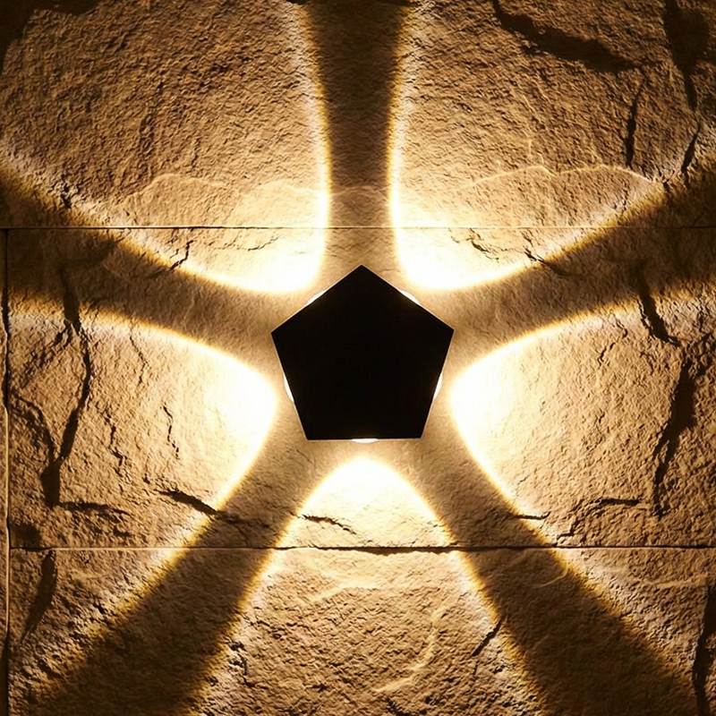 🔥Limited-time offer-Modern LED Wall Sconce with Geometric Light Effect✨