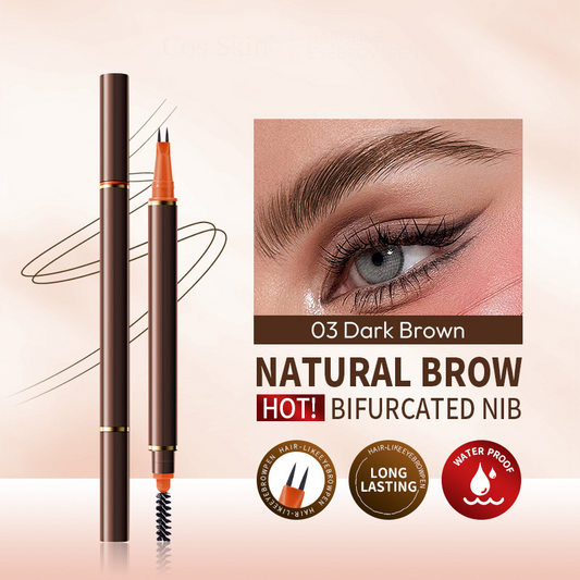 Limited Time Offer Buy 2 Get 1 Free🎁 Dual-Ended 2-Fork Liquid Eyebrow Pen