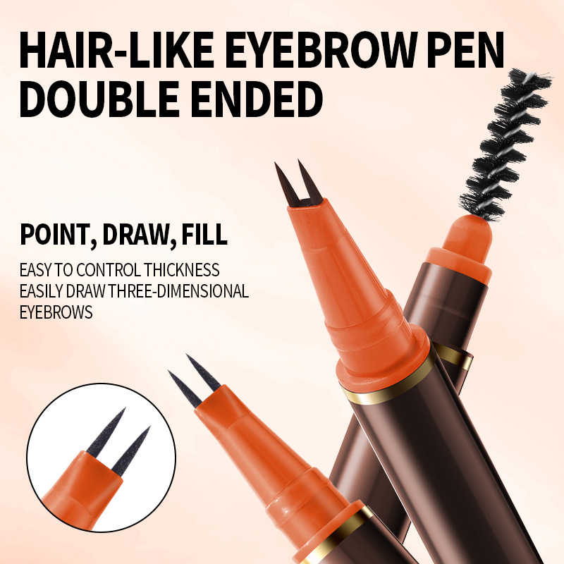 Limited Time Offer Buy 2 Get 1 Free🎁 Dual-Ended 2-Fork Liquid Eyebrow Pen