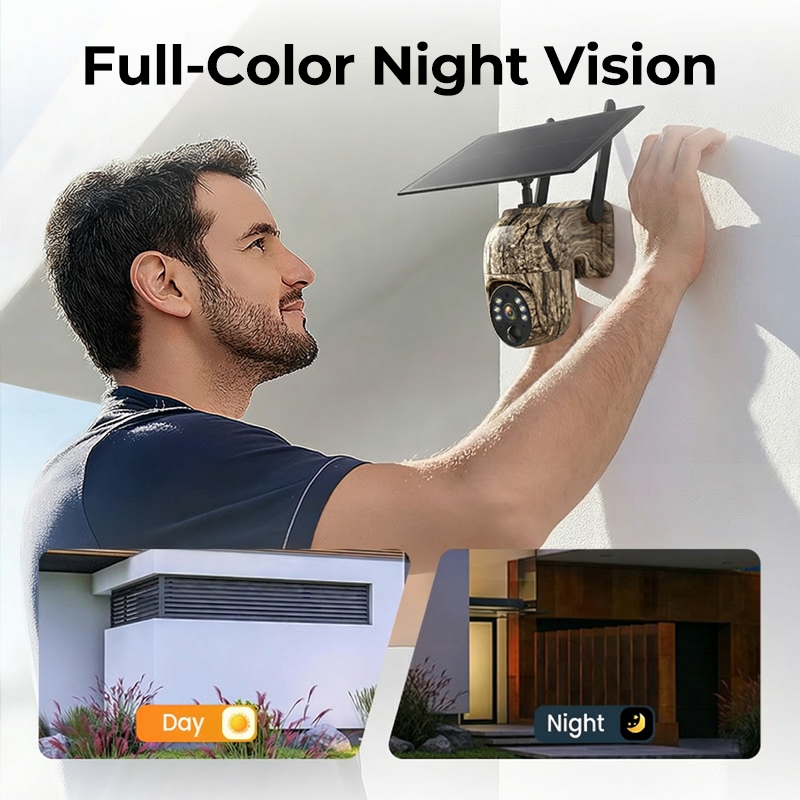 🔥🎥 CB114S 4G LTE Wireless Solar Security Camera – 💎 2K HD real-time preview, 360° panoramic coverage, no Wi-Fi required, remote control via app, waterproof, motion detection, night vision, suitable for outdoor use