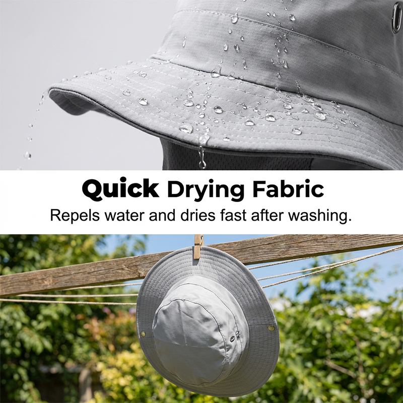 🥳2026 HOT SALE🥳💞50K+ SOLD!🧢🌬️ 50% OFF! Breathable Fisherman Hat with Detachable Mask – 2-in-1 design, ice silk fabric keeps you cool. Wide brim & neck flap for 360° sun protection. Adjustable chin strap, wind-resistant. 🛡️✨
