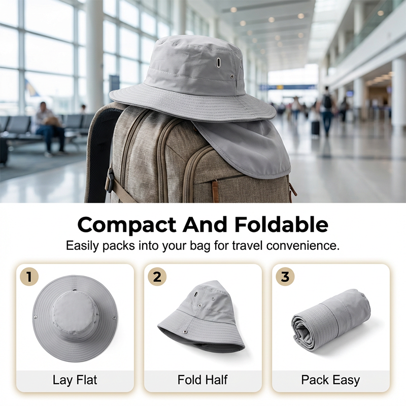 🥳2026 HOT SALE🥳💞50K+ SOLD!🧢🌬️ 50% OFF! Breathable Fisherman Hat with Detachable Mask – 2-in-1 design, ice silk fabric keeps you cool. Wide brim & neck flap for 360° sun protection. Adjustable chin strap, wind-resistant. 🛡️✨